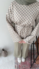 Ekose Scuba Sweat - Yeşil - Görsel 5