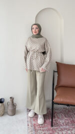 Ekose Scuba Sweat - Yeşil - Görsel 6