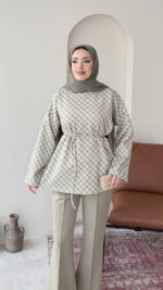 Ekose Scuba Sweat - Yeşil & Mavi