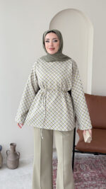 Ekose Scuba Sweat - Yeşil & Mavi - Görsel 2