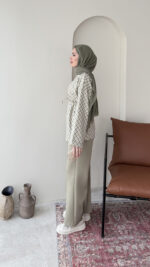 Ekose Scuba Sweat - Yeşil & Mavi - Görsel 7