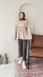 Ekose Scuba Sweat - Tarçın - Görsel 6