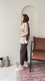 Ekose Scuba Sweat - Tarçın - Görsel 7