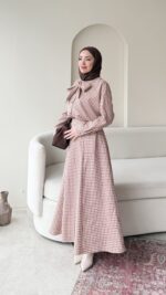 Ekose Bağlamalı İkili Takım – Kahve