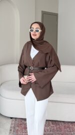 Meva Gömlek - Kahve