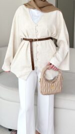 Meva Gömlek - Taş - Görsel 2