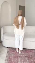 Meva Gömlek - Taş - Görsel 6