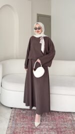 Yesra Modal Takım - Kahve