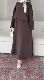 Yesra Modal Takım - Kahve - Görsel 4