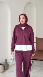 Orj. Geçişli Oyşo Takım - Bordo - Görsel 4