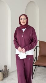 Orj. Geçişli Oyşo Takım - Bordo - Görsel 5