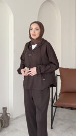 Mona Oyşo Takım – Kahve - Görsel 4