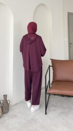 Mona Oyşo Takım – Bordo - Görsel 3