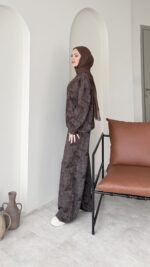 Batik Takım - Kahve - Görsel 2