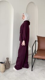 Renna Oyşo Takım - Bordo - Görsel 2