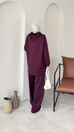 Renna Oyşo Takım - Bordo - Görsel 3