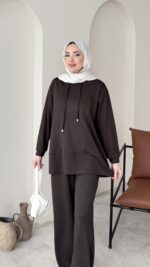 Renna Oyşo Takım - Kahve - Görsel 4