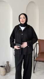 Bonno Oyşo Takım - Siyah - Görsel 4