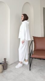 Bonno Oyşo Takım - Beyaz - Görsel 2