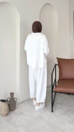 Bonno Oyşo Takım - Beyaz - Görsel 3