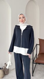 Mirle İnce Oyşo Takım - Antrasit - Görsel 4