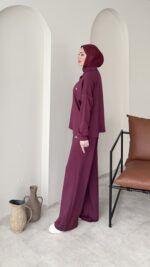 Orj. Oyşo Takım - Bordo - Görsel 2