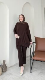 Mina Candy Takım - Kahve