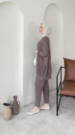 Mina Candy Takım - Vizon - Görsel 2