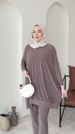 Mina Candy Takım - Vizon - Görsel 3