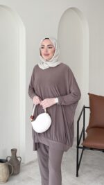 Mina Candy Takım - Vizon - Görsel 4