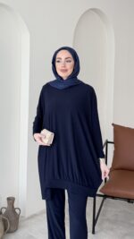 Mina Candy Takım - Lacivert - Görsel 3