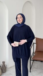 Mina Candy Takım - Lacivert - Görsel 4