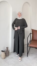 Perna Kesimli Candy Takım – Haki