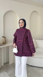 Elite Ekose Desenli Gömlek - Pembe - Görsel 2