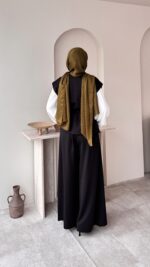 Calm Yelekli Takım - Siyah - Görsel 5