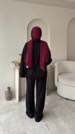 Glow Taşlı Takım - Siyah - Görsel 2