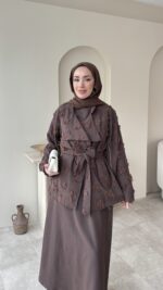 Urban Kuşaklı Jileli Takım - Kahverengi - Görsel 2