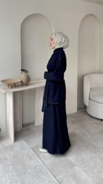 Aura Etekli Kot Takım - Koyu Lacivert - Görsel 3