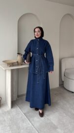 Aura Etekli Kot Takım - Lacivert