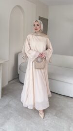 Balm İnci İşlemeli Takım - Vizon - Görsel 3