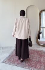 Lisa Blazer Ceket - Taş - Görsel 5