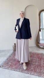 Lisa Blazer Ceket - Lacivert - Görsel 2