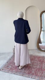 Lisa Blazer Ceket - Lacivert - Görsel 4