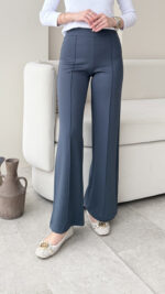 Mispa Çimalı Scuba Pantalon - Mavi - Görsel 2