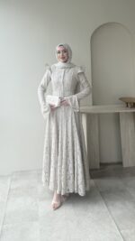 Madrid Volanlı Elbise