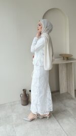 More Dantel Elbise - Beyaz - Görsel 2