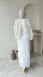 More Dantel Elbise - Beyaz - Görsel 3