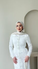 More Dantel Elbise - Beyaz - Görsel 4