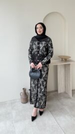 More Dantel Elbise - Siyah