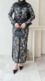 More Dantel Elbise - Siyah - Görsel 6